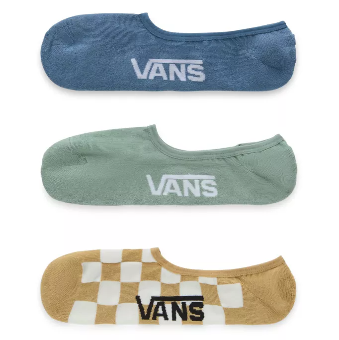 Load image into Gallery viewer, Vans Classic Super No Show Socks (3 Pairs) Brown VN000F105QJ

