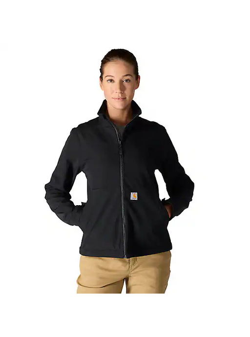 Carhartt Womens' Rain Defender Softshell Jacket Black 107115-N04