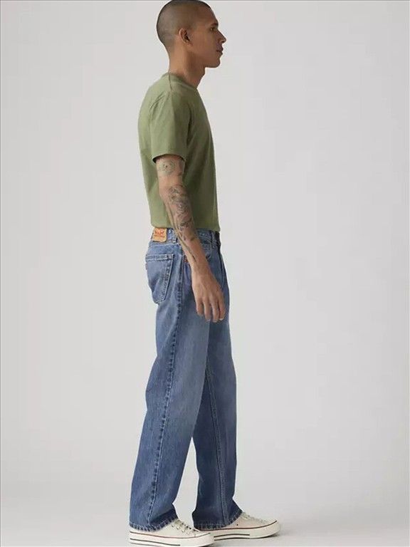 Load image into Gallery viewer, Levi's Men's 555 Relaxed Straight Jeans Dark Wash A72230011
