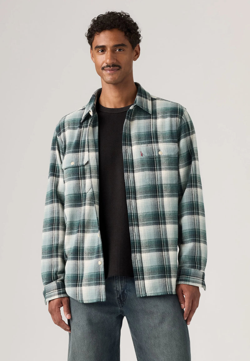 Load image into Gallery viewer, Levi's Men's Jackson Worker Shirt Stormy Sea 195730310
