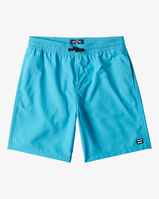 Billabong Kids' All Day Layback Swim Shorts Cyan EBBJV00115_6513