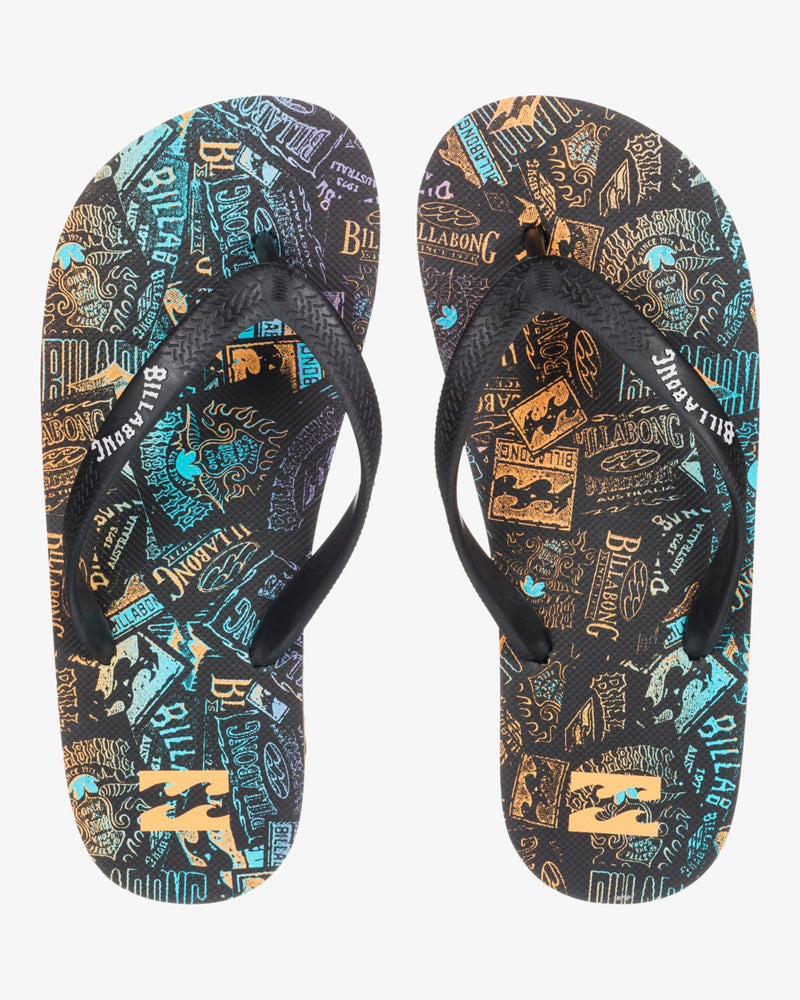 Load image into Gallery viewer, Billabong Kids&#39; Tides Flip Flops Multi EBBL100012-MUL
