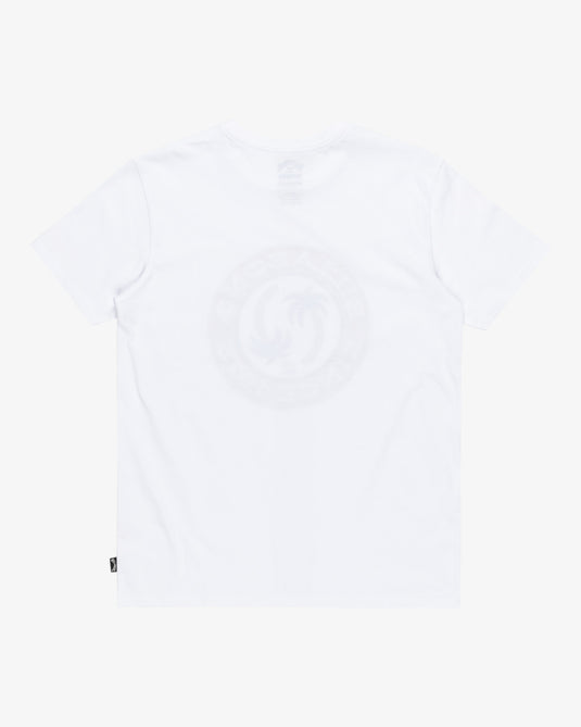 Billabong Kids' Tropical Pets Short Sleeves T-Shirt (8-16 years) White EBBZT00152_WHT