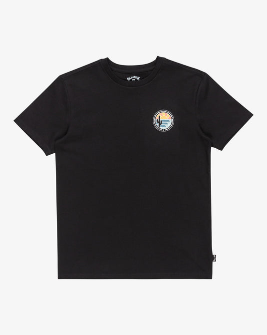 Billabong Kids' Shine Bright Short Sleeves T-Shirt (8-16 years) Black EBBZT00159_BLK