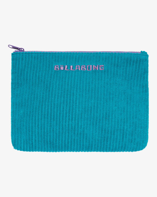 Billabong Women's Summer Escape Zipper Wallet Blue Lagoon EBJAA00123_BNW0
