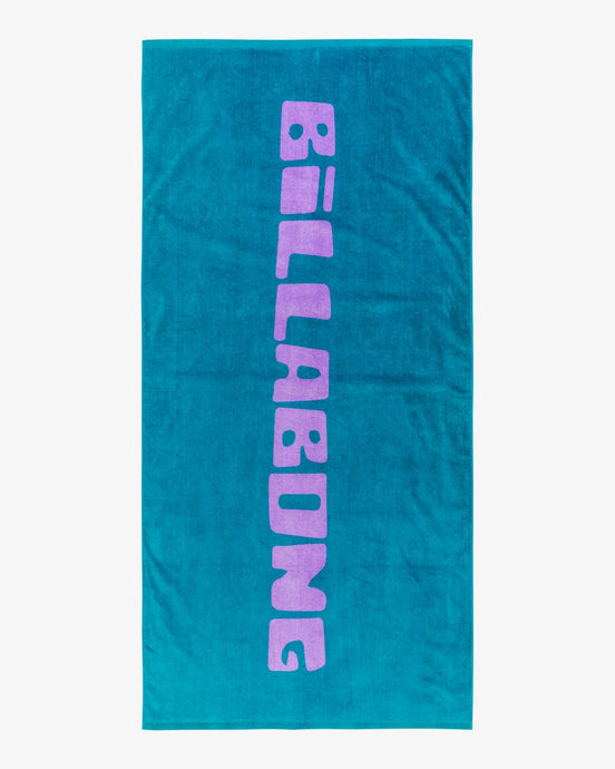 Billabong Women's Lie Down Towel 180x90cm Blue Lagoon EBJAA00124_BNW0