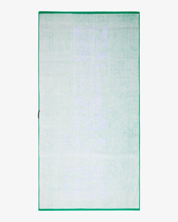Load image into Gallery viewer, Billabong Women's Lie Down Beach Towel 90 X 160 Summer Green EBJAA00124-GQP0
