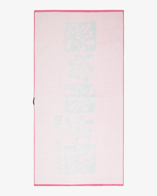 Billabong Unisex Lie Down Beach Towel 90 X 180 Guava EBJAA00124-MLY0