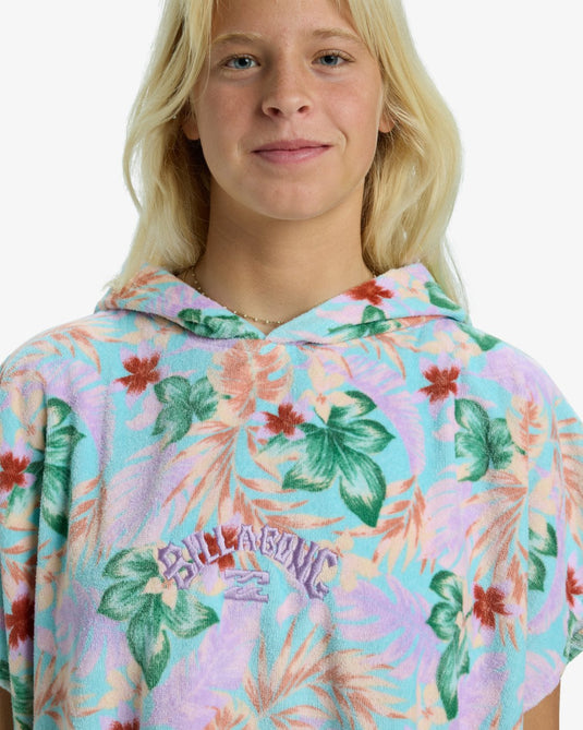 Billabong Women's Hooded Towel Coastal Blue EBJAA00125-BEM0