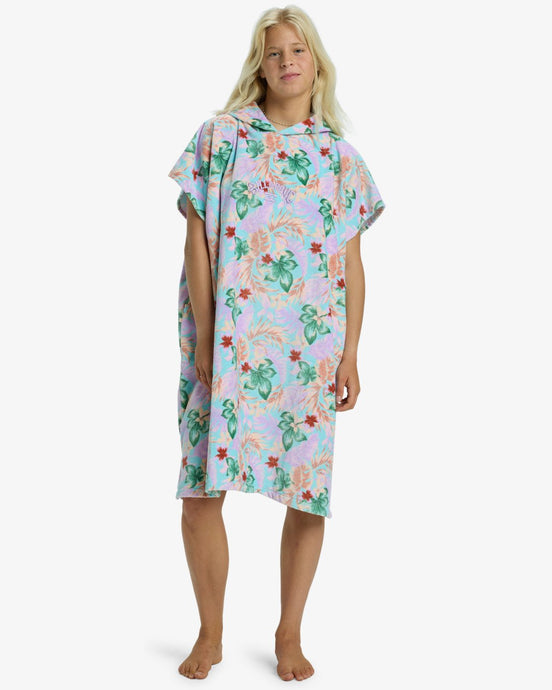 Billabong Women's Hooded Towel Coastal Blue EBJAA00125-BEM0