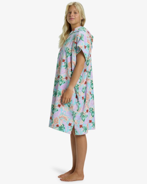 Load image into Gallery viewer, Billabong Women&#39;s Hooded Towel Coastal Blue EBJAA00125-BEM0
