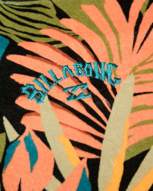 Billabong Unisex Hooded Towel Black Pebble EBJAA00134-BPB