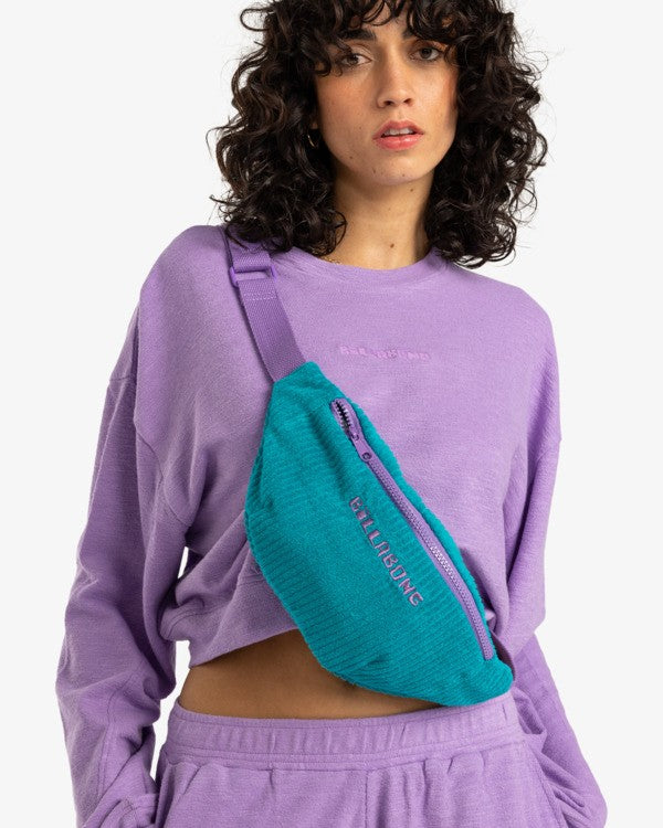 Load image into Gallery viewer, Billabong Women&#39;s Week End Together Waist Pack Blue Lagoon EBJBA03003_BNW0
