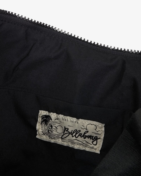 Billabong Women's Big Sunshine Hip Pouch Half Moon Shape Black Pebble EBJBP00107-BPB