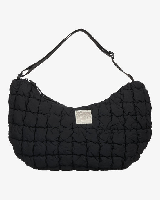 Billabong Women's Big Sunshine Hip Pouch Half Moon Shape Black Pebble EBJBP00107-BPB
