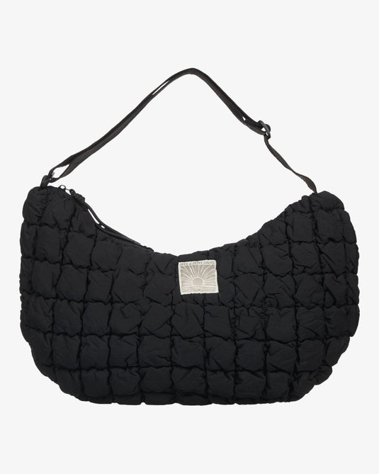 Billabong Women's Big Sunshine Hip Pouch Half Moon Shape Black Pebble EBJBP00107-BPB