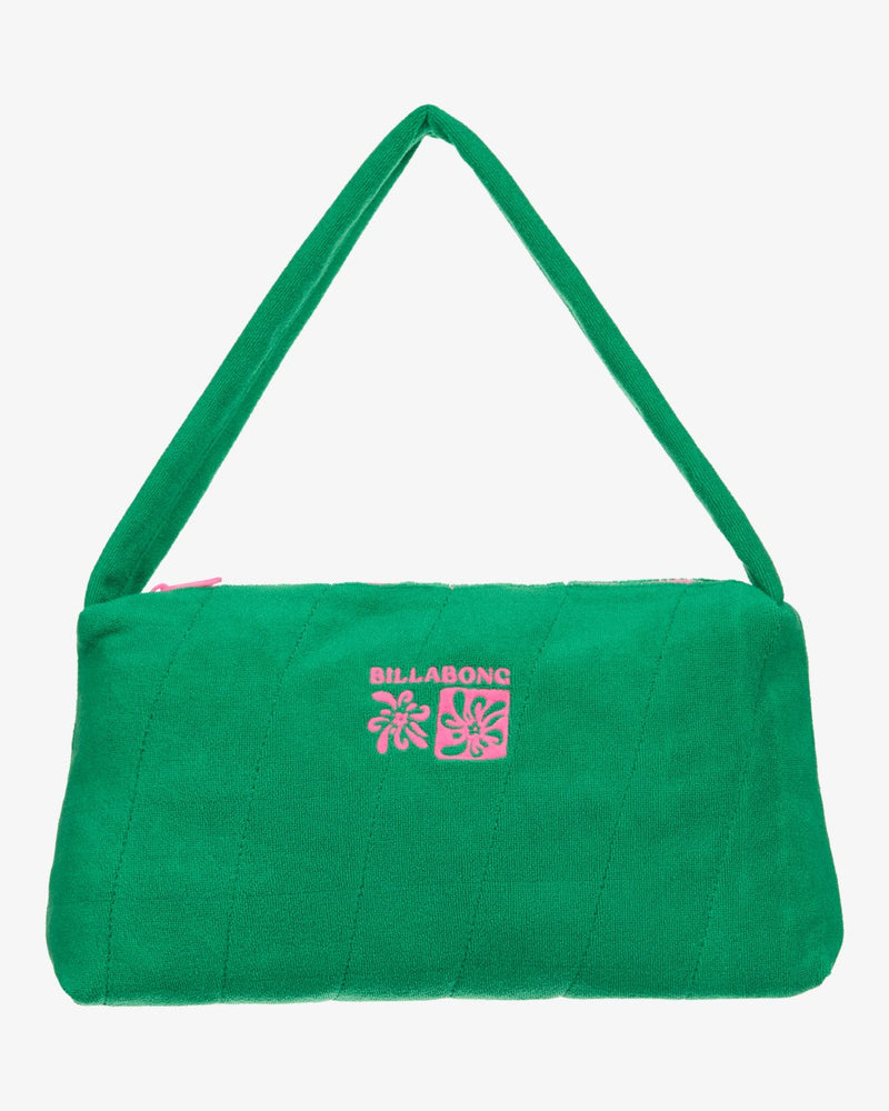 Load image into Gallery viewer, Billabong Women's Sun Lovers Towelling Handbag Summer Green EBJBP00114-GQP0
