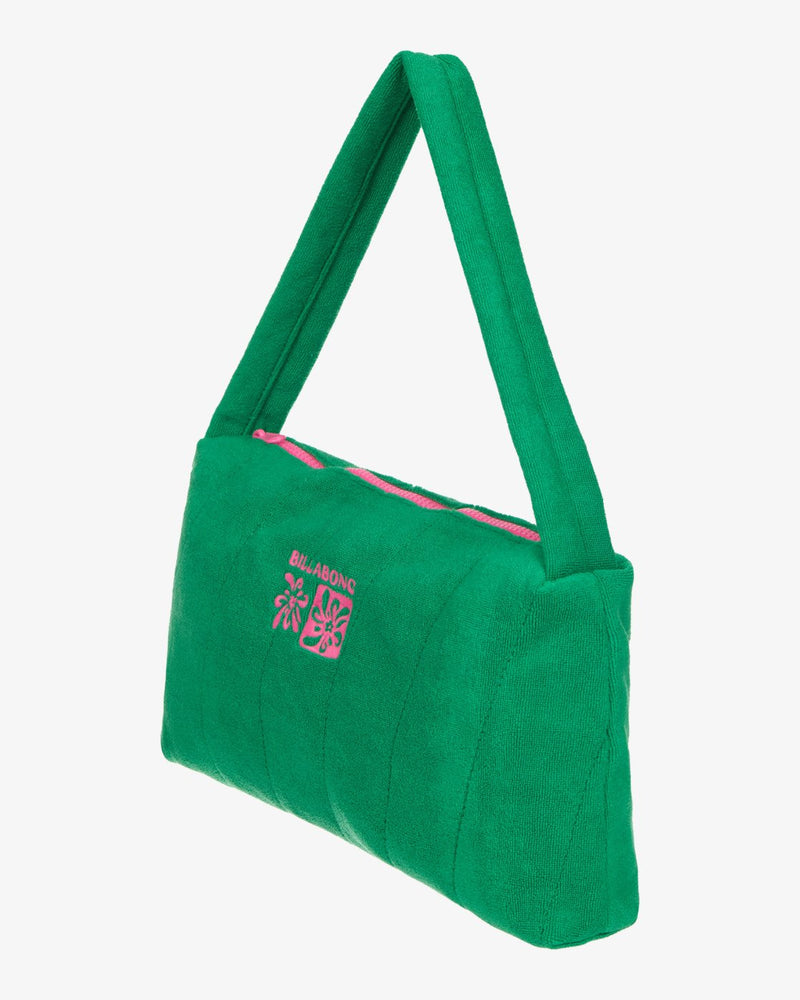 Load image into Gallery viewer, Billabong Women's Sun Lovers Towelling Handbag Summer Green EBJBP00114-GQP0
