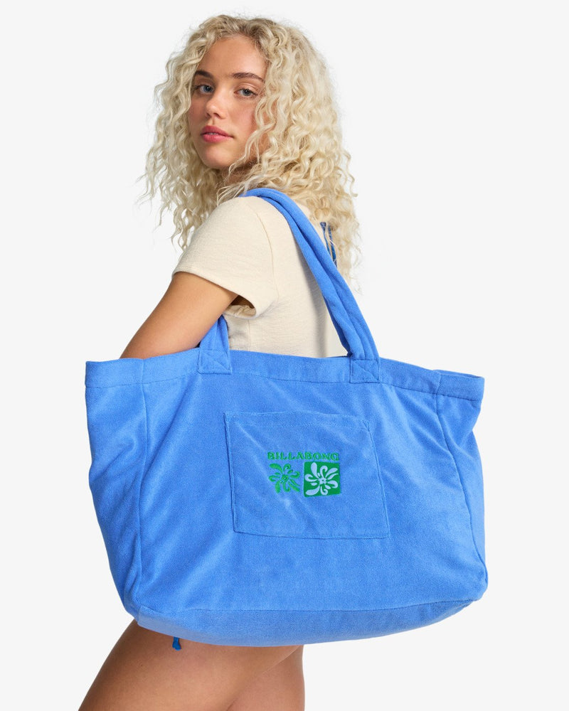 Load image into Gallery viewer, Billabong Women's Beach Girl Tote Bag True Blue EBJBT00140-TRB
