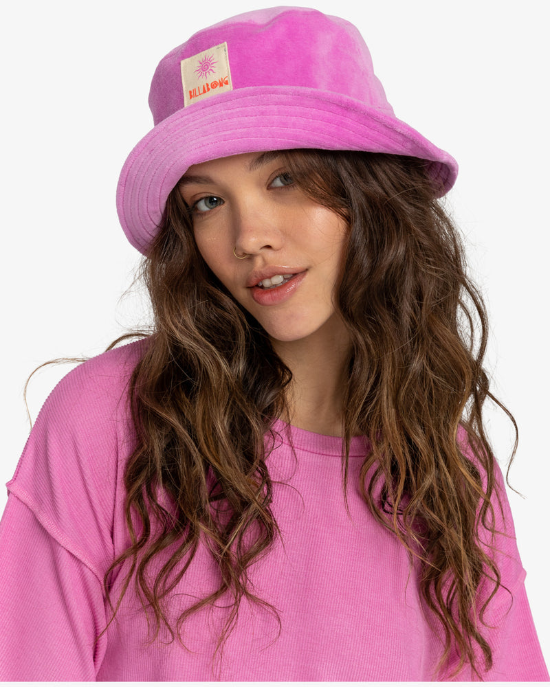 Load image into Gallery viewer, Billabong Women&#39;s Essential Bucket Hat Lush Lilac EBJHA00110-MGJ0
