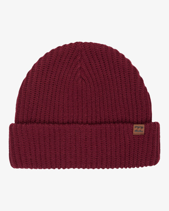 Billabong Women's Alta Rib Beanie Burgundy EBJHA00121-BUR