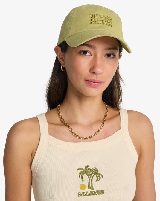 Billabong Unisex Essential Canvas Cap Cactus Green EBJHA00126-THW0