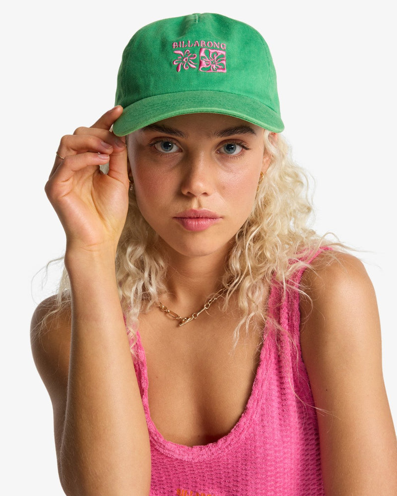 Load image into Gallery viewer, Billabong Women's Hot Weather Canvas Cap Summer Green EBJHA00133-GQP0
