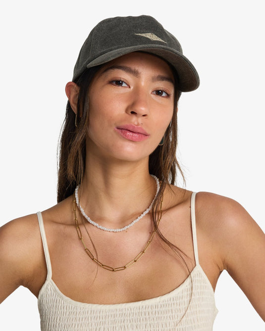 Billabong Women's Hot Weather Canvas Cap Off Black EBJHA00133-OFB