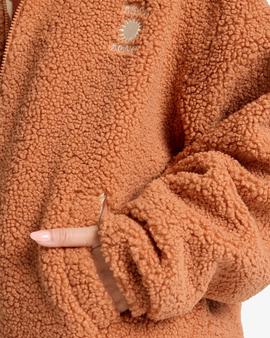 Billabong Women's Cosmic Puffer Reversible Down Jacket Sunburnt EBJJK00169-CLT0