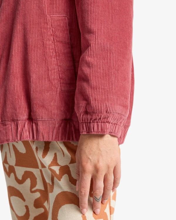 Load image into Gallery viewer, Billabong Women&#39;s Chill Time Corduroy Jacket Wild Ginger EBJJK00174_WGR
