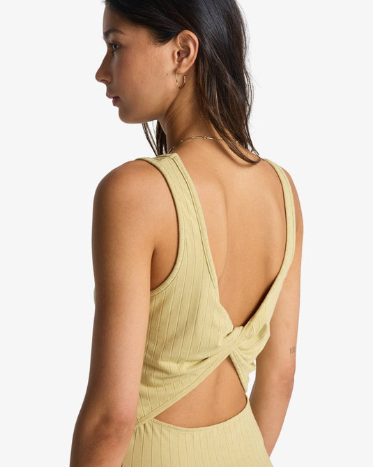 Billabong Women's Take A Look Midi Dress Cactus Green EBJKD00114-THW0
