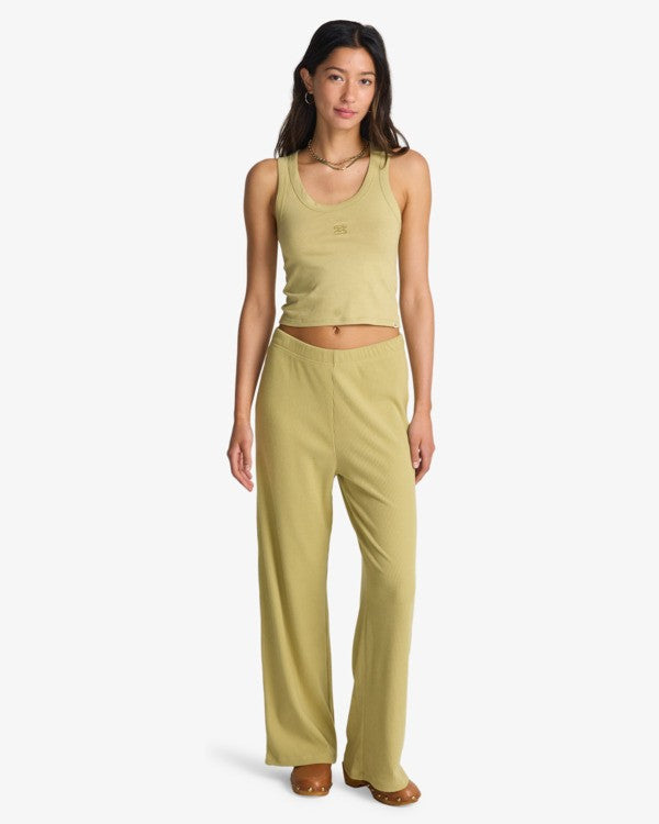 Load image into Gallery viewer, Billabong Women's Rerun Vest Top Cactus Green EBJKT00121-THW0
