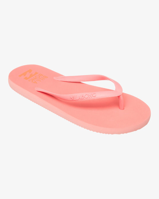 Billabong Women's Sunlight Flip Flops Peach Tart EBJL100004-MFQ0