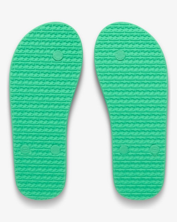 Load image into Gallery viewer, Billabong Women's Sunlight Flip Flops Summer Green EBJL100004-SMG
