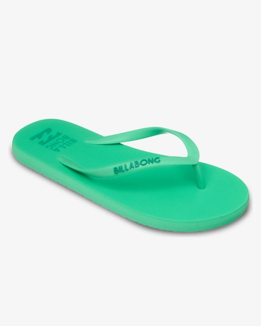 Billabong Women's Sunlight Flip Flops Summer Green EBJL100004-SMG
