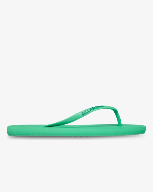 Billabong Women's Sunlight Flip Flops Summer Green EBJL100004-SMG