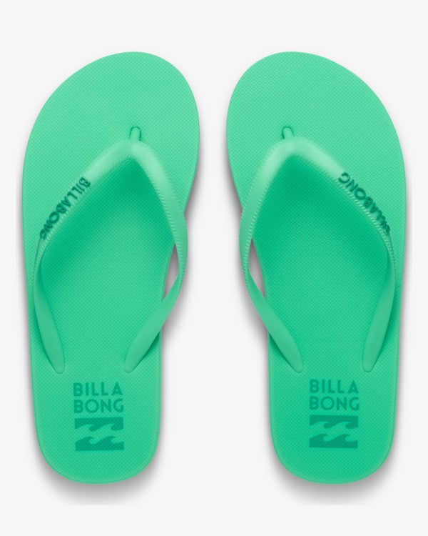 Load image into Gallery viewer, Billabong Women's Sunlight Flip Flops Summer Green EBJL100004-SMG
