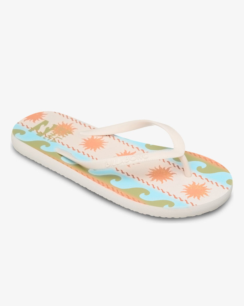 Load image into Gallery viewer, Billabong Women's Dama Flip Flops Salt Crystal EBJL100006-SCS
