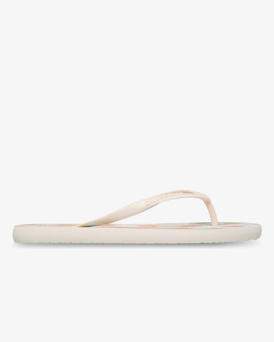 Billabong Women's Dama Flip Flops Salt Crystal EBJL100006-SCS