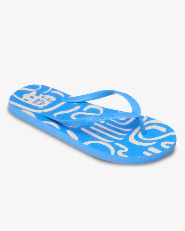 Load image into Gallery viewer, Billabong Women's Dama Flip Flops True Blue EBJL100006-TRB
