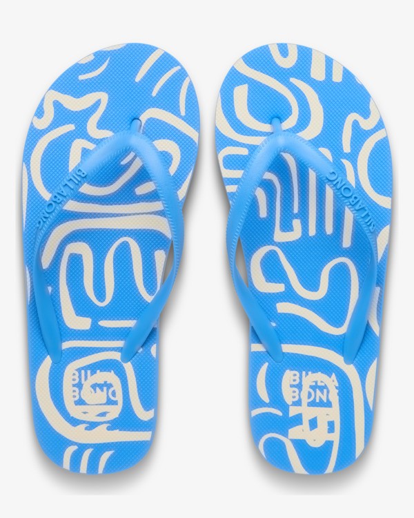 Load image into Gallery viewer, Billabong Women's Dama Flip Flops True Blue EBJL100006-TRB

