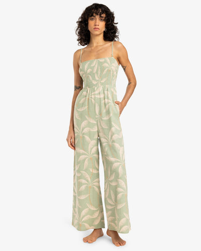 Billabong Women's Summer Rainbow Jumpsuit Pistachio EBJNP00126-GFM0