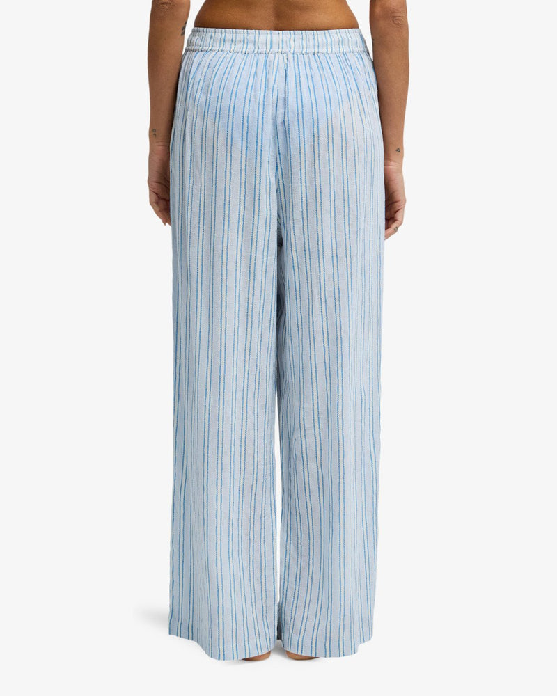 Load image into Gallery viewer, Billabong Women's Boyfriend Elasticated Trousers Twilight Blue EBJNP00144-BZD0
