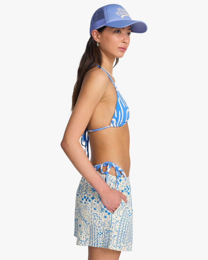 Load image into Gallery viewer, Billabong Women's Sun Fade Elasticated Shorts White Cap EBJNS00122-WCP
