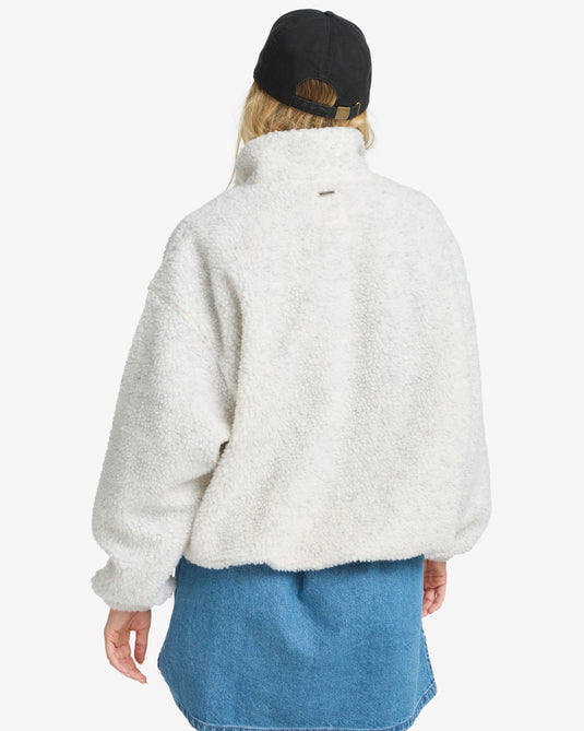 Billabong Women's Run The Road Fleece Whitecap EBJPF00113-WCP