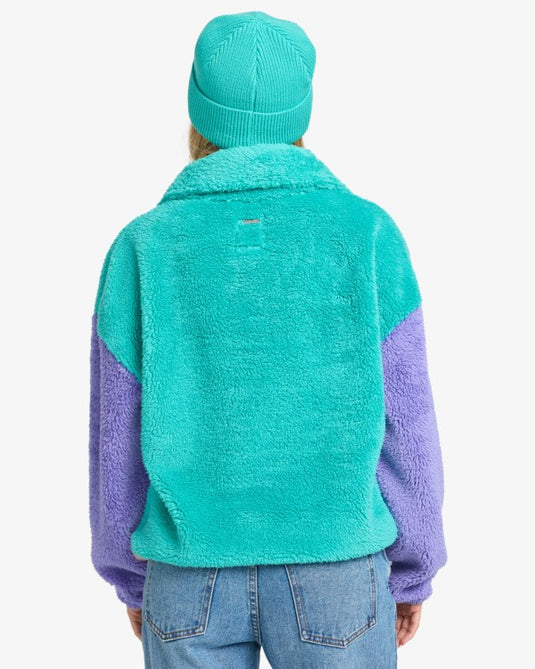 Billabong Women's Original Since Polar Fleece Aqua Haze EBJPF00121-AHZ