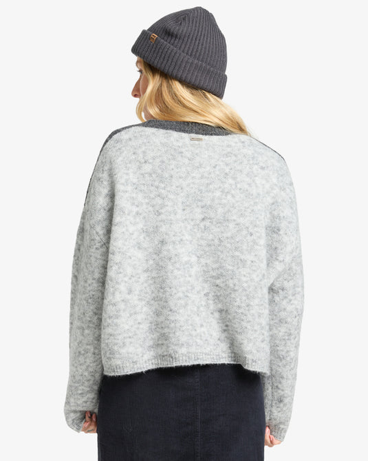Billabong Women's Palm Forever Jumper Off Black EBJSW00133-OFB