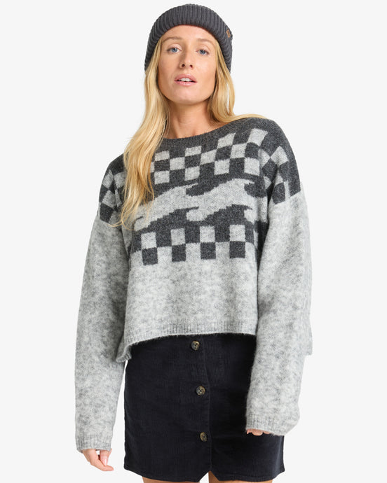Billabong Women's Palm Forever Jumper Off Black EBJSW00133-OFB