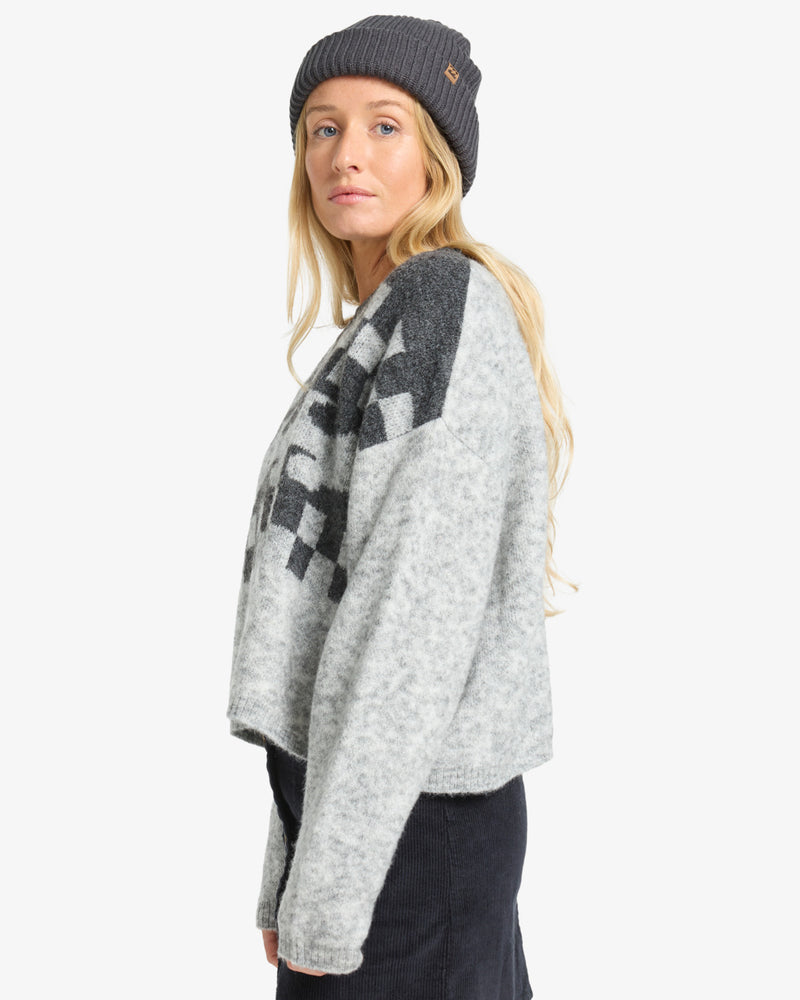Load image into Gallery viewer, Billabong Women&#39;s Palm Forever Jumper Off Black EBJSW00133-OFB
