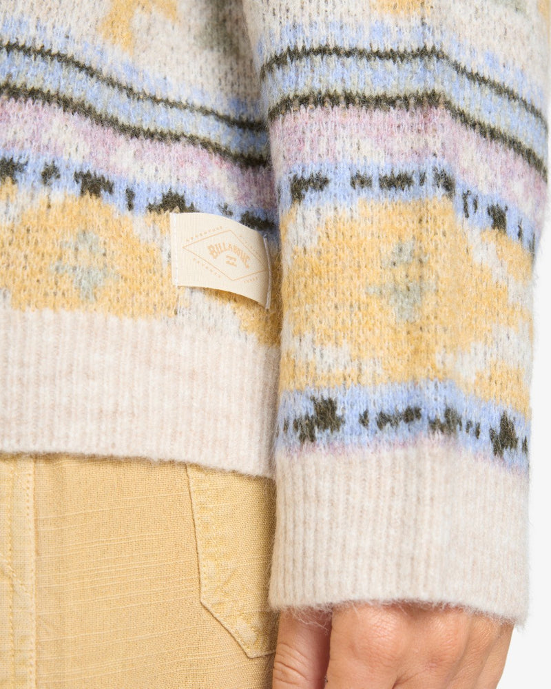 Load image into Gallery viewer, Billabong Women's Camp Sweatshirt Whitecap EBJSW00134-WCP
